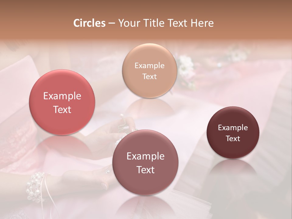 Bridesmaid Red Three PowerPoint Template