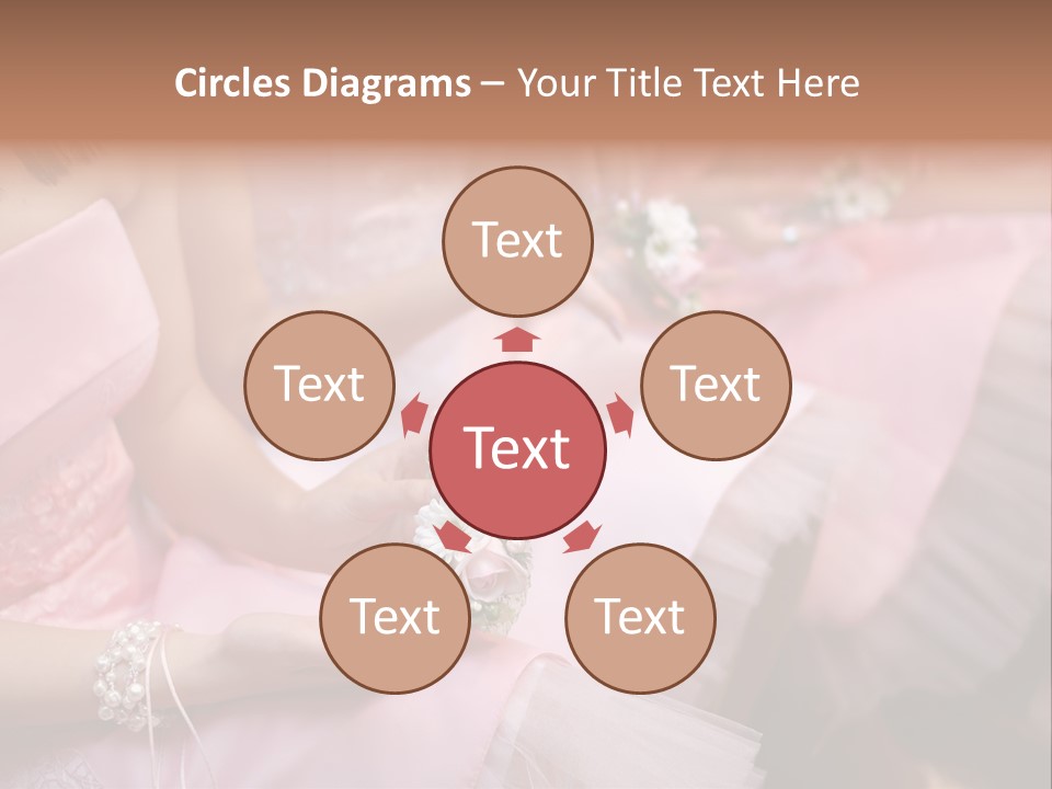 Bridesmaid Red Three PowerPoint Template