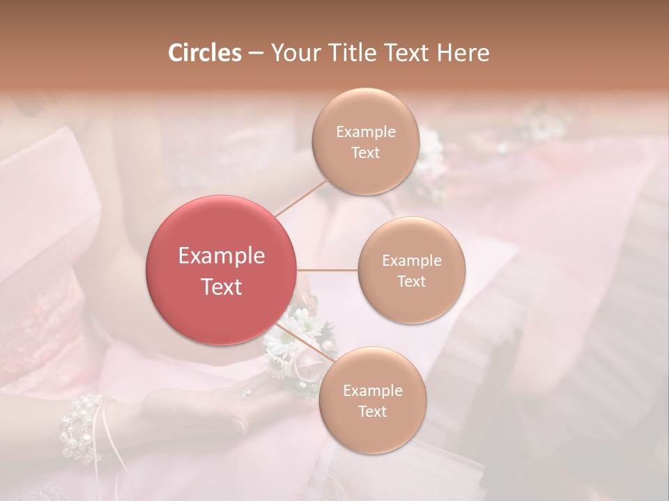 Bridesmaid Red Three PowerPoint Template