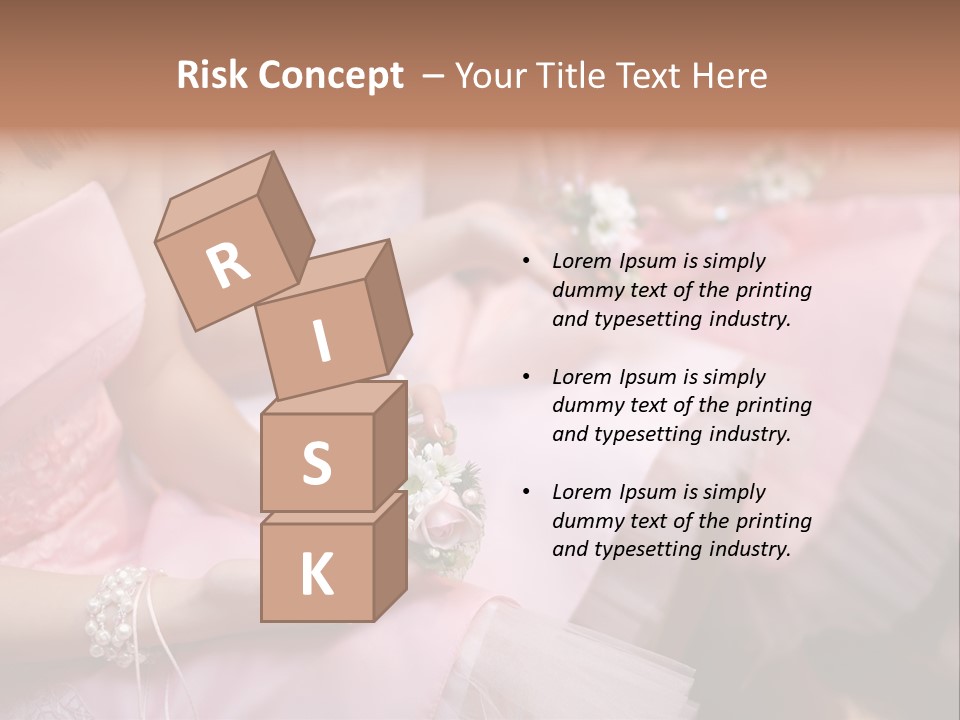 Bridesmaid Red Three PowerPoint Template