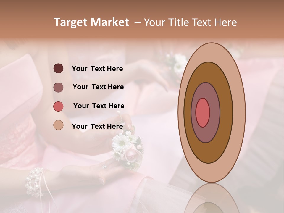 Bridesmaid Red Three PowerPoint Template