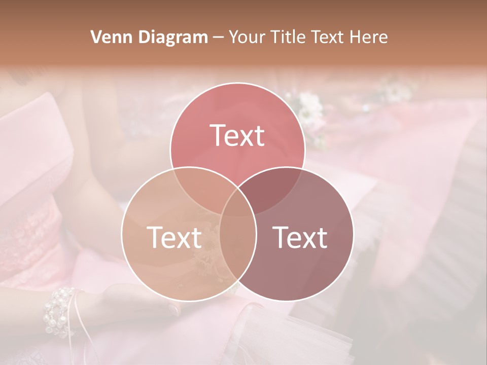 Bridesmaid Red Three PowerPoint Template