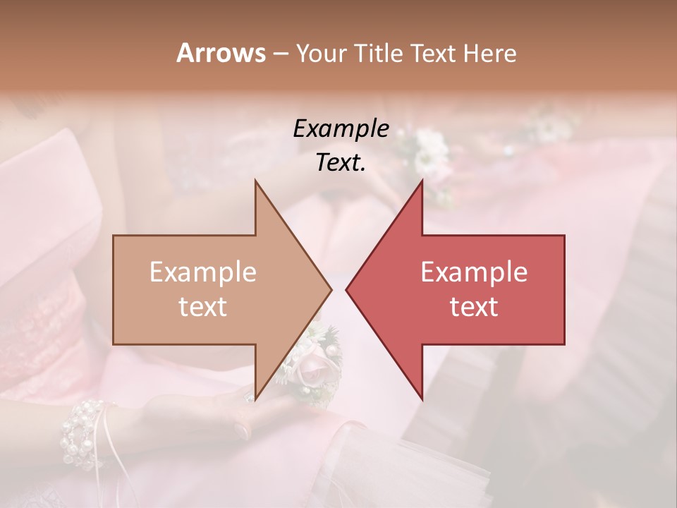 Bridesmaid Red Three PowerPoint Template