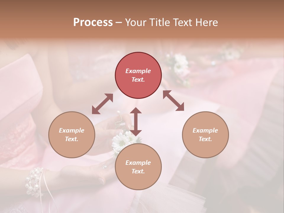 Bridesmaid Red Three PowerPoint Template