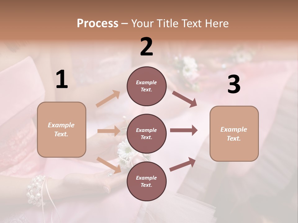 Bridesmaid Red Three PowerPoint Template