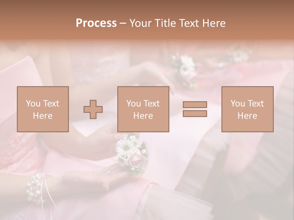 Bridesmaid Red Three PowerPoint Template