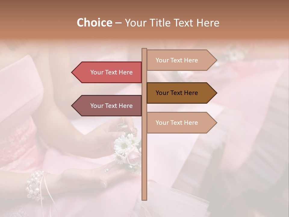 Bridesmaid Red Three PowerPoint Template
