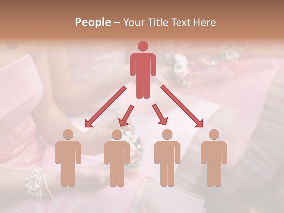 Bridesmaid Red Three PowerPoint Template