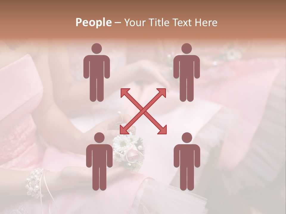 Bridesmaid Red Three PowerPoint Template