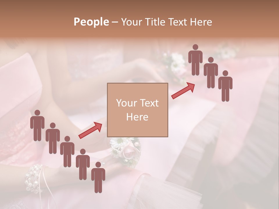 Bridesmaid Red Three PowerPoint Template