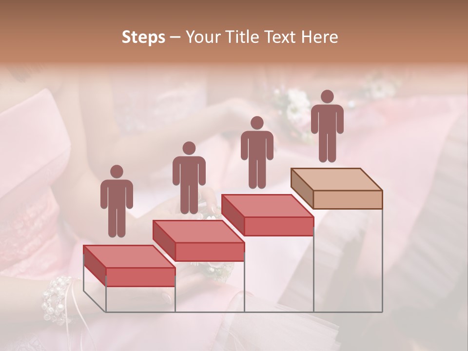Bridesmaid Red Three PowerPoint Template