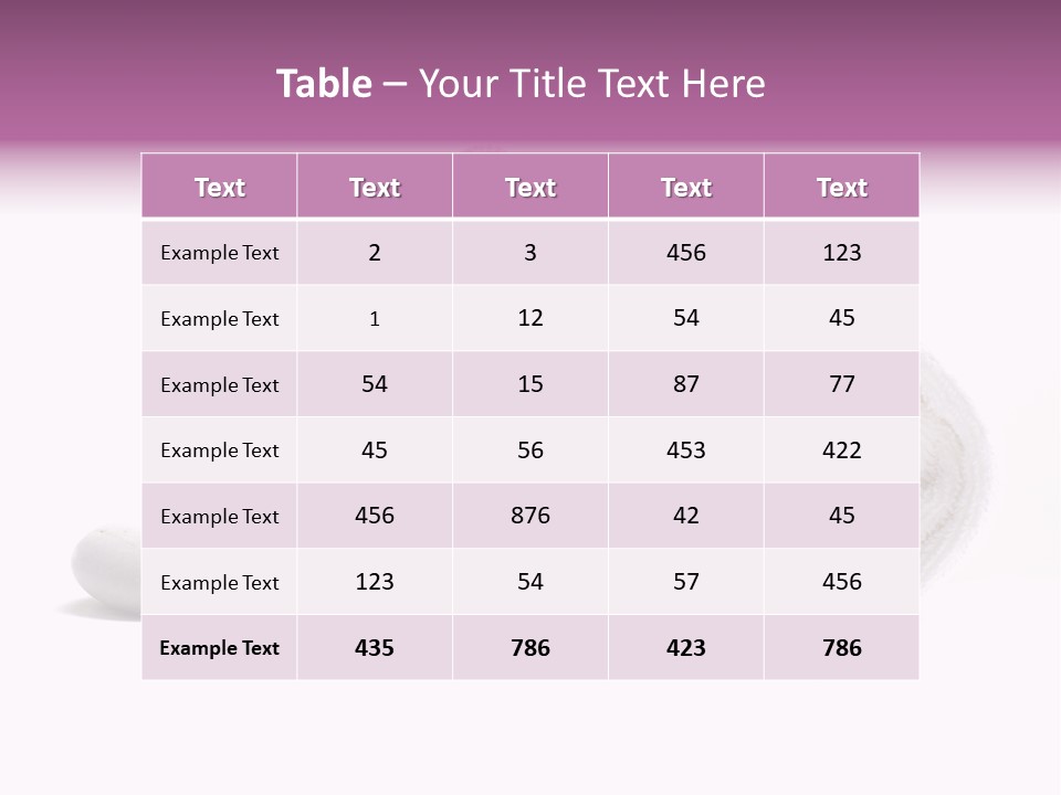Decorate Sensual Decoration PowerPoint Template