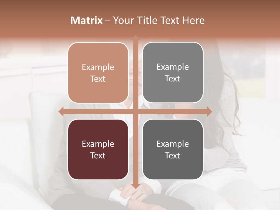 Woman Caucasian Grandma PowerPoint Template