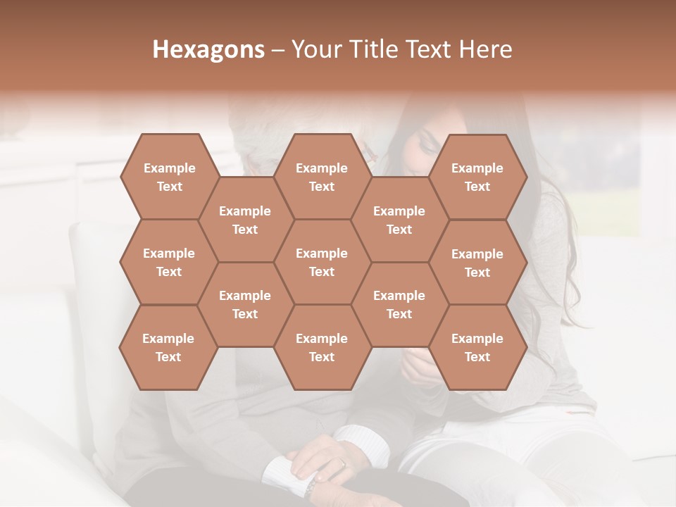 Woman Caucasian Grandma PowerPoint Template