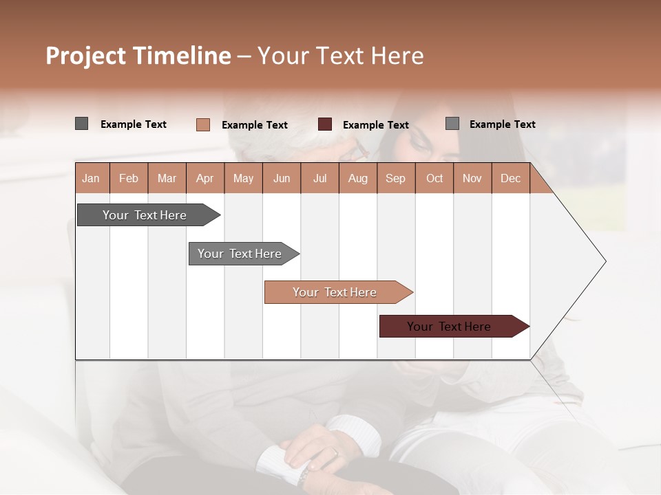 Woman Caucasian Grandma PowerPoint Template