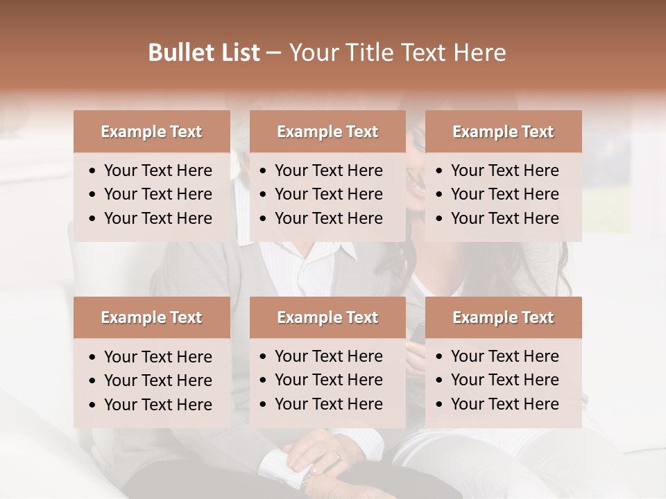 Woman Caucasian Grandma PowerPoint Template