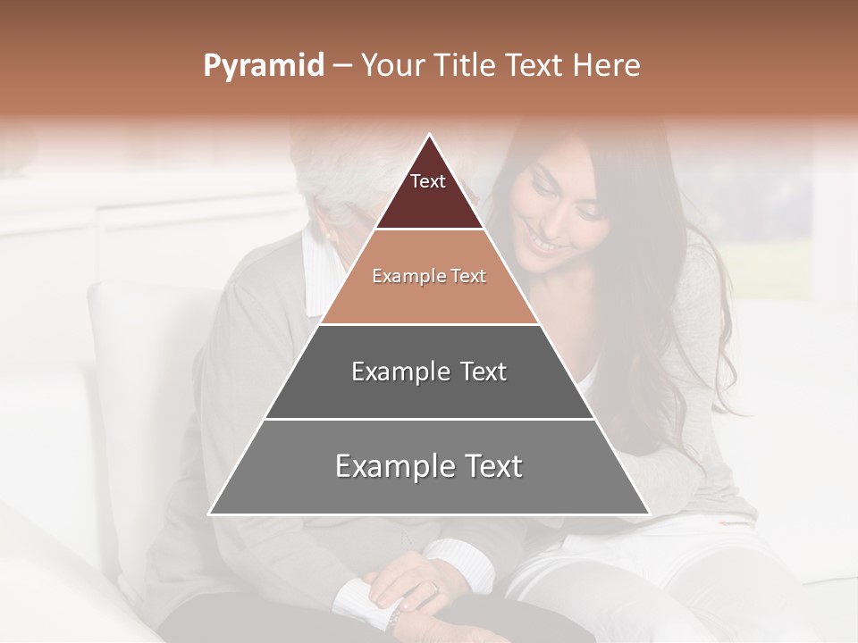 Woman Caucasian Grandma PowerPoint Template