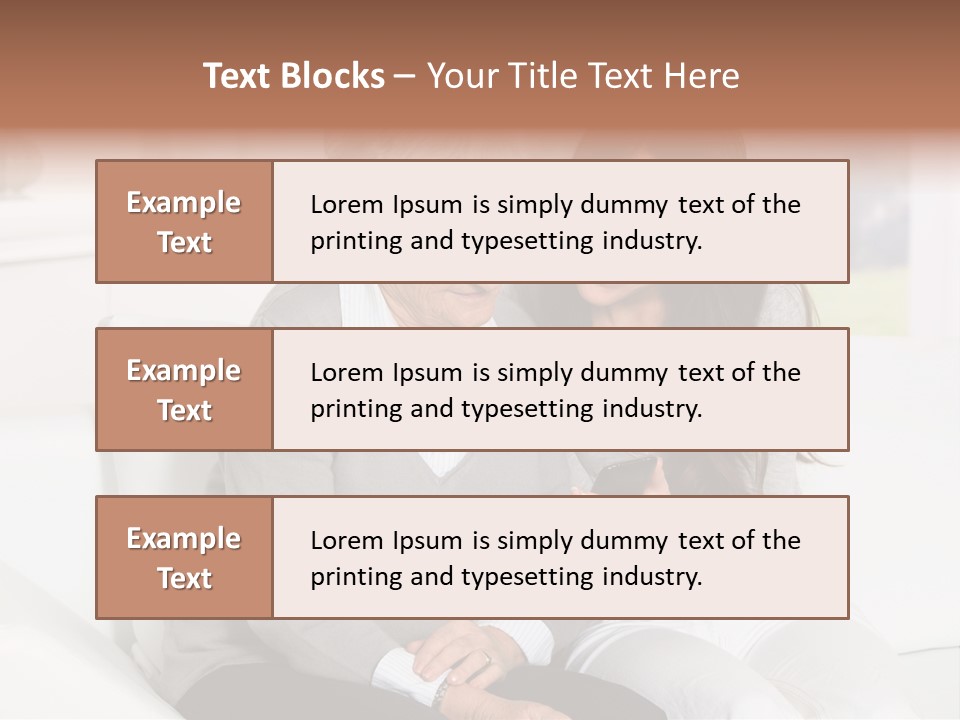 Woman Caucasian Grandma PowerPoint Template