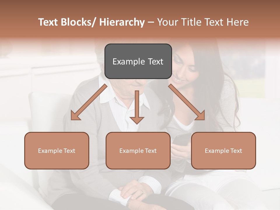 Woman Caucasian Grandma PowerPoint Template