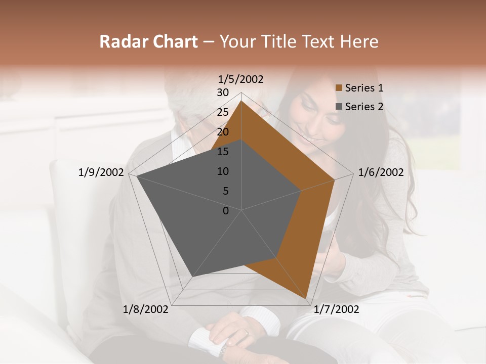 Woman Caucasian Grandma PowerPoint Template