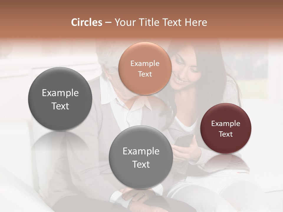 Woman Caucasian Grandma PowerPoint Template