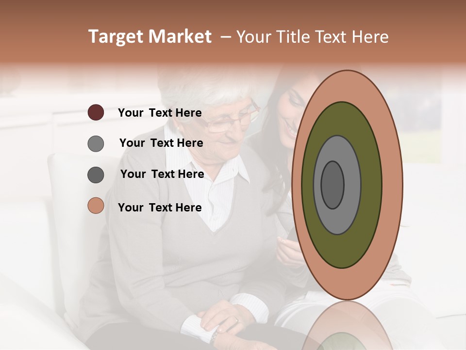 Woman Caucasian Grandma PowerPoint Template