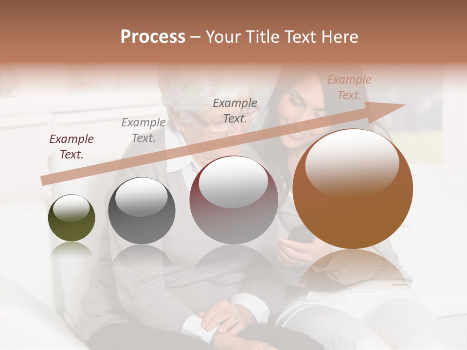 Woman Caucasian Grandma PowerPoint Template