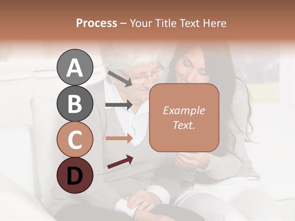 Woman Caucasian Grandma PowerPoint Template