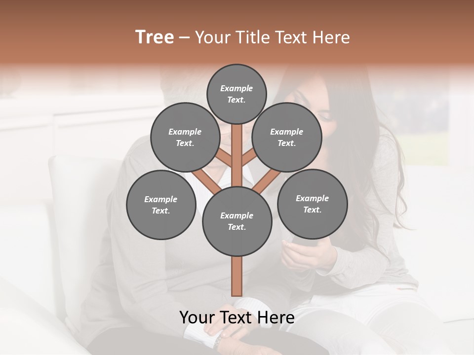 Woman Caucasian Grandma PowerPoint Template