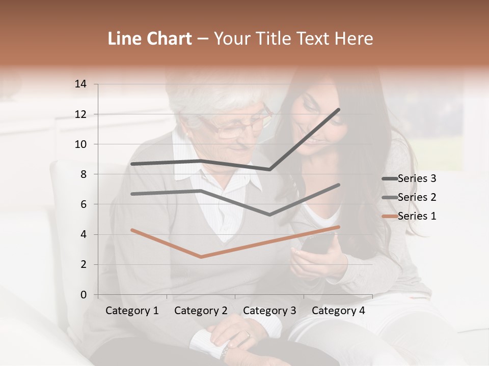 Woman Caucasian Grandma PowerPoint Template