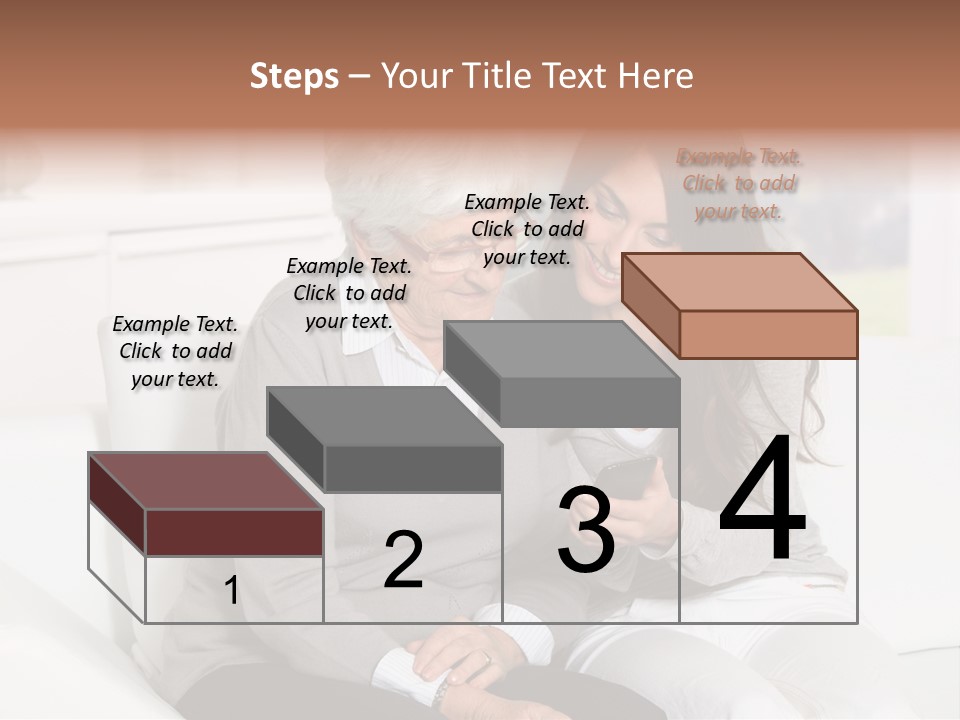 Woman Caucasian Grandma PowerPoint Template