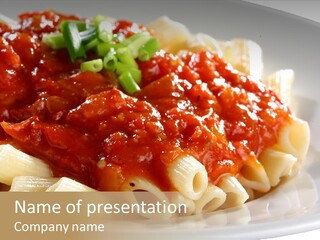 Restaurant Pasta Cuisine PowerPoint Template