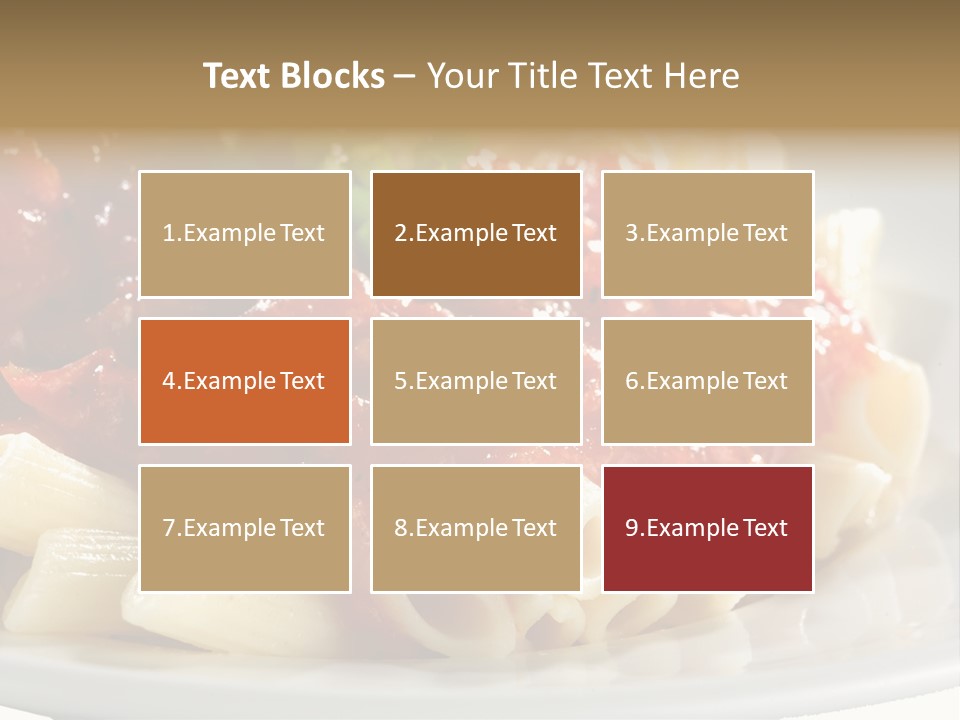 Restaurant Pasta Cuisine PowerPoint Template