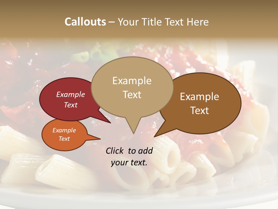 Restaurant Pasta Cuisine PowerPoint Template