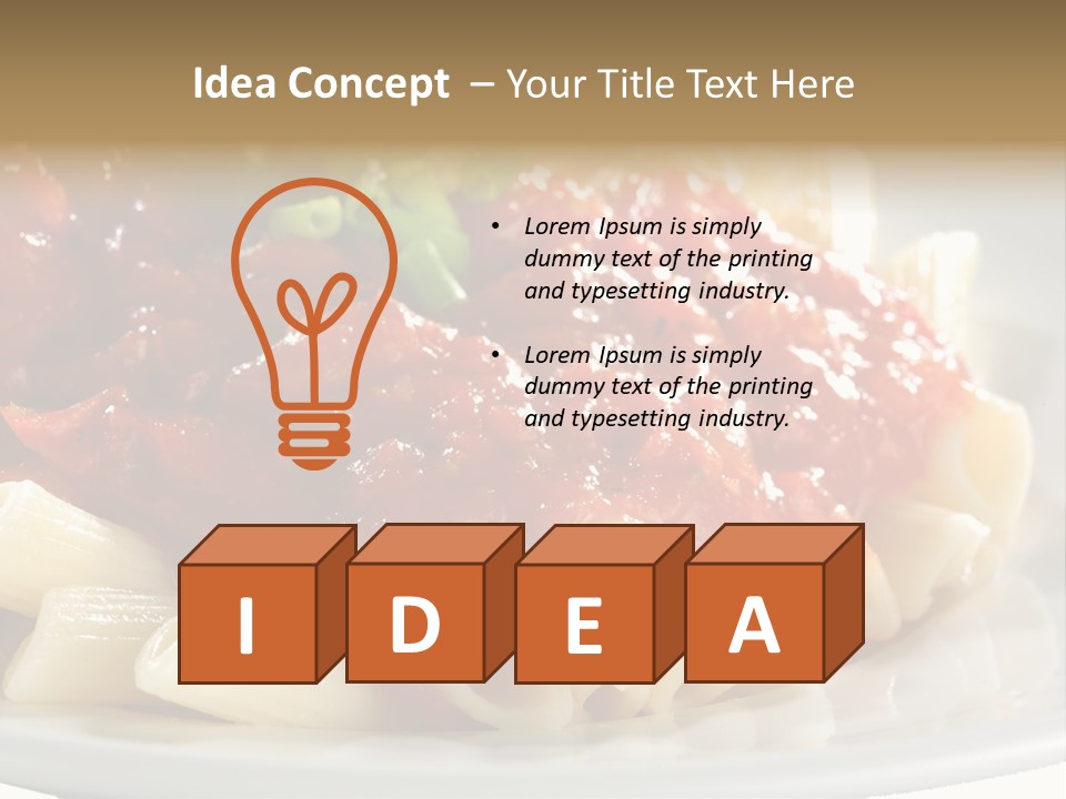 Restaurant Pasta Cuisine PowerPoint Template