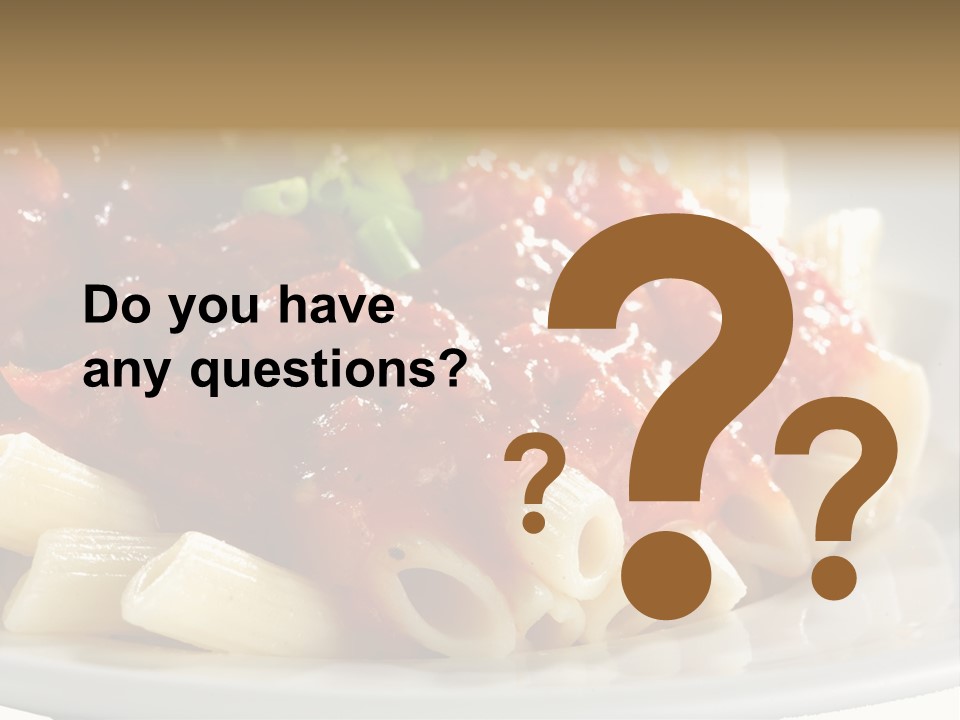 Restaurant Pasta Cuisine PowerPoint Template