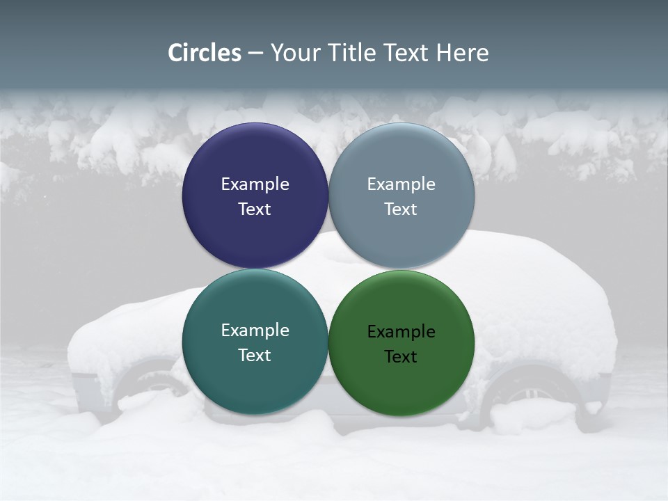 Blanche Car Parked PowerPoint Template