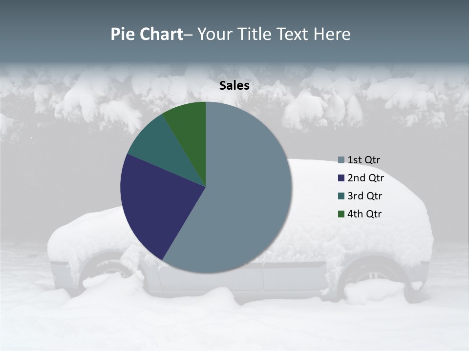 Blanche Car Parked PowerPoint Template