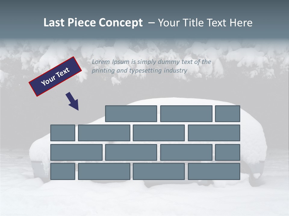 Blanche Car Parked PowerPoint Template