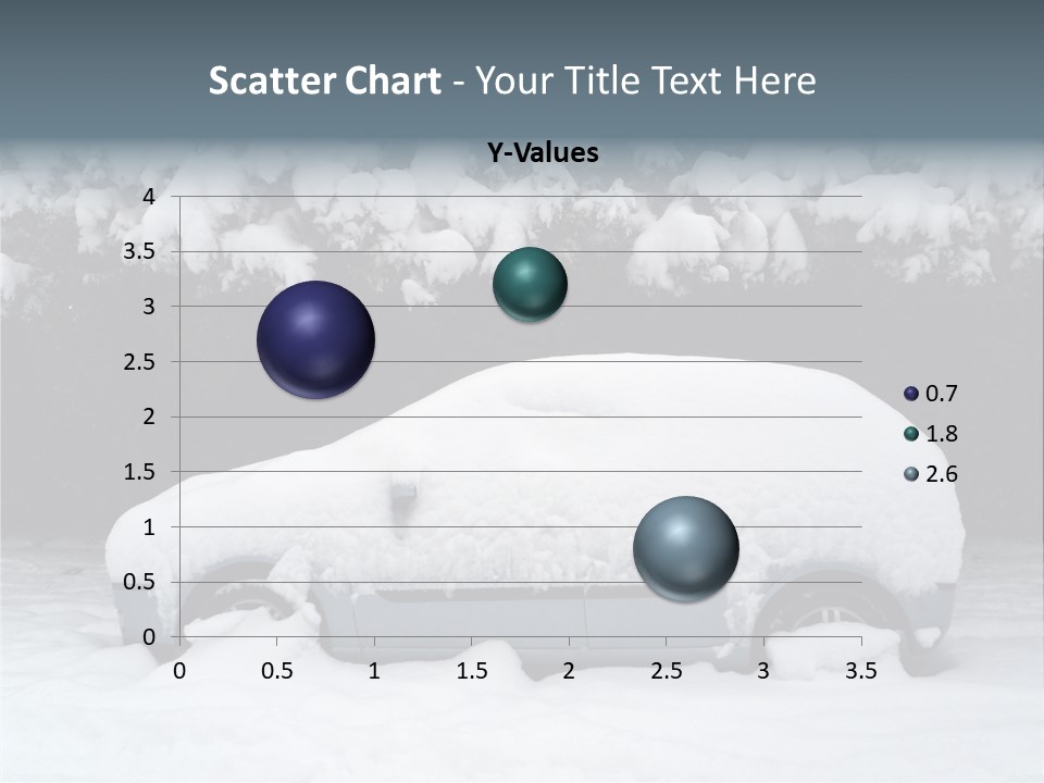 Blanche Car Parked PowerPoint Template