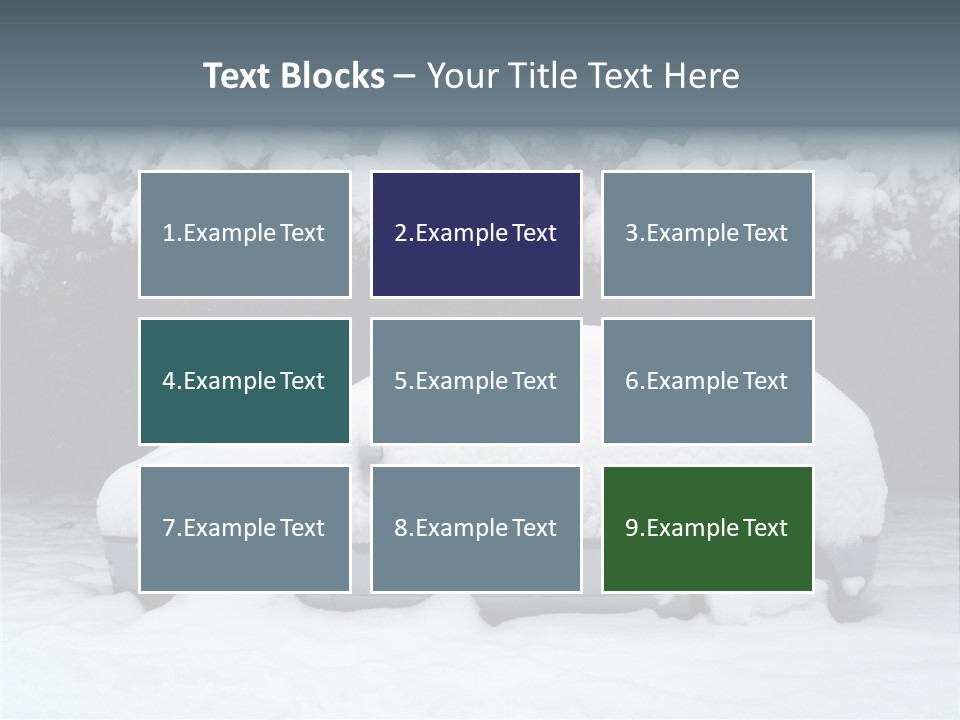 Blanche Car Parked PowerPoint Template