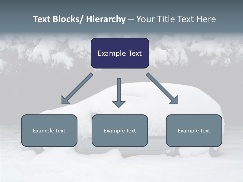 Blanche Car Parked PowerPoint Template