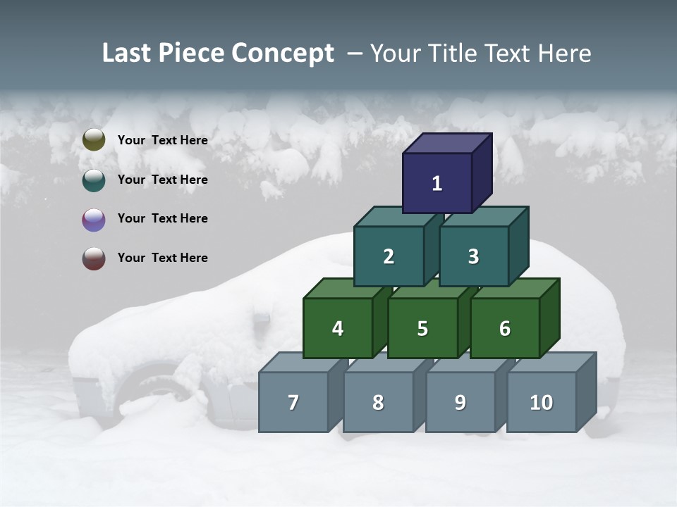 Blanche Car Parked PowerPoint Template