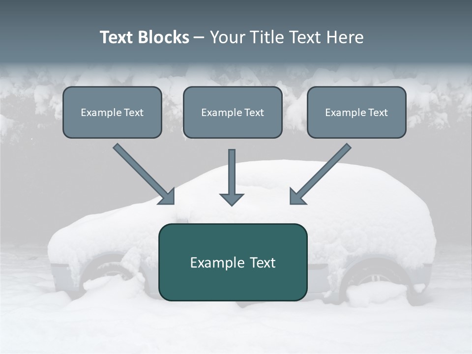 Blanche Car Parked PowerPoint Template