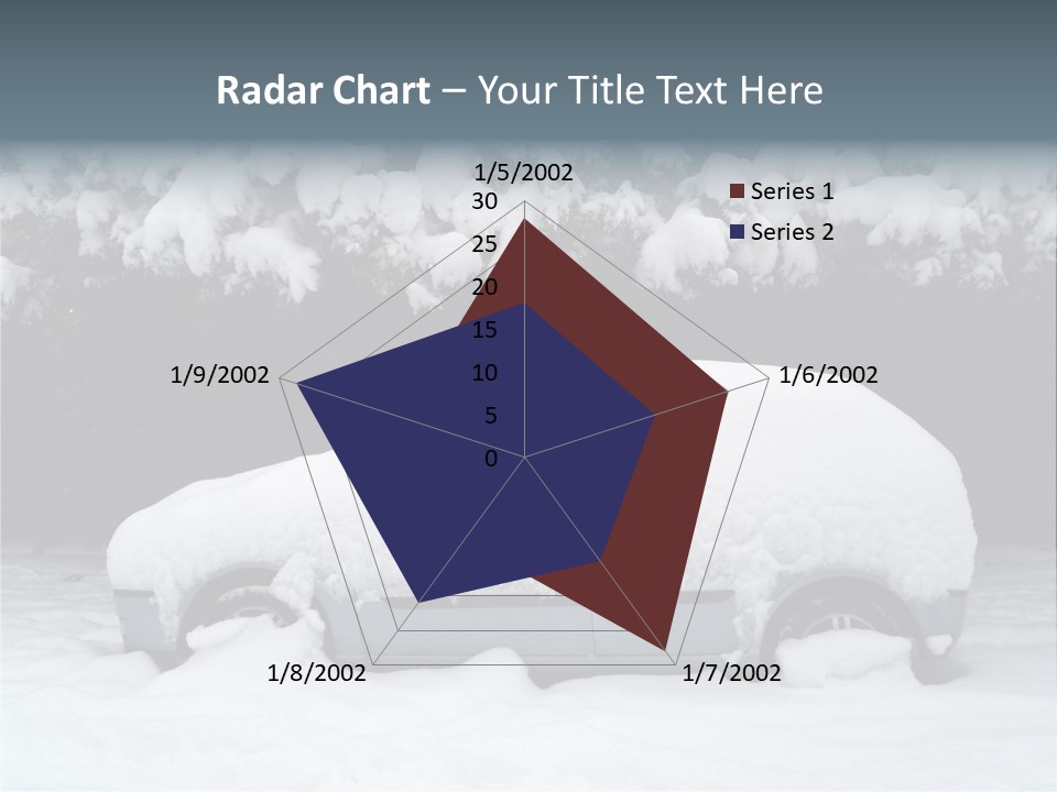 Blanche Car Parked PowerPoint Template