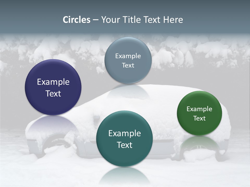 Blanche Car Parked PowerPoint Template