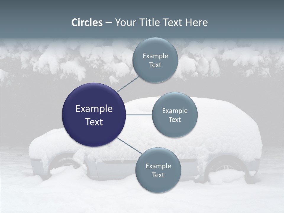 Blanche Car Parked PowerPoint Template