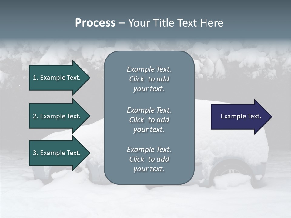 Blanche Car Parked PowerPoint Template