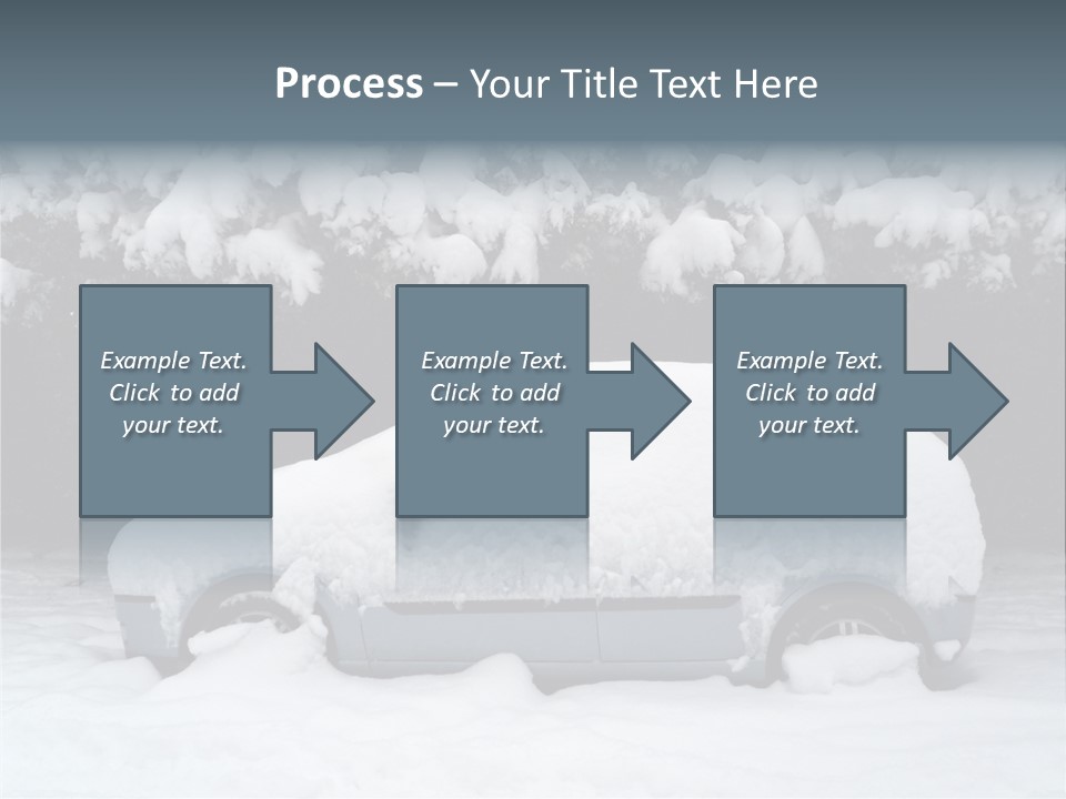 Blanche Car Parked PowerPoint Template