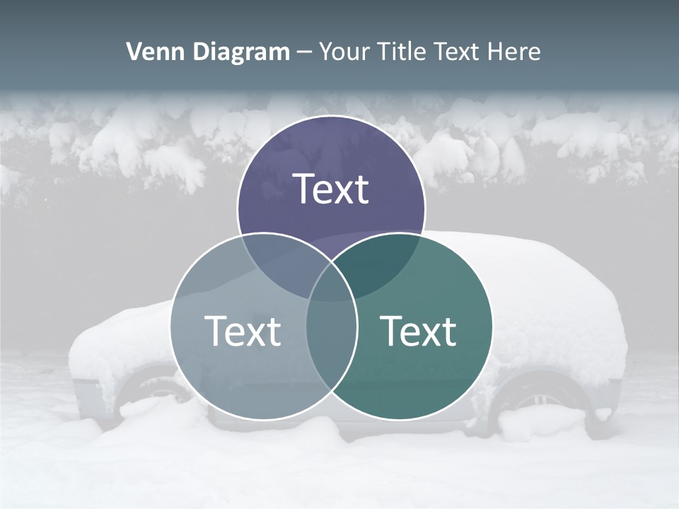 Blanche Car Parked PowerPoint Template